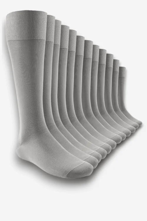 Calcetines largos de algodón para hombre – 6 pares de calcetines transpirables