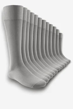Lange Herren-Baumwollsocken – 6 Paar atmungsaktive Socken