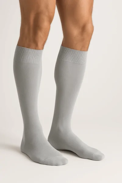Lange Herren-Baumwollsocken – 6 Paar atmungsaktive Socken