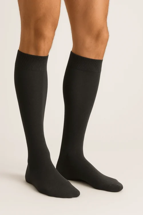 Lange Herren-Baumwollsocken – 6 Paar atmungsaktive Socken