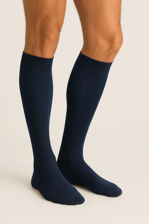 Lange Herren-Baumwollsocken – 6 Paar atmungsaktive Socken