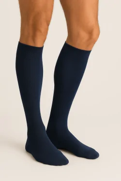 Chaussettes hautes en coton pour hommes – Lot de 6 paires de chaussettes respirantes