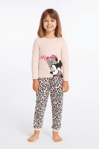 Pijama de algodón de Minnie Mouse para niñas: ligero y cómodo