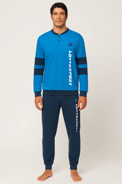 Pyjama léger en coton pour homme LOTTO - LADYC Sous-vêtements