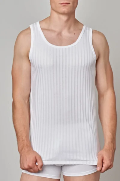 Débardeur en lin écossais pour homme – Indéformable, confort maximal