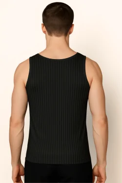 Camiseta de tirantes de lino escocés para hombre: no se deforma, máxima comodidad