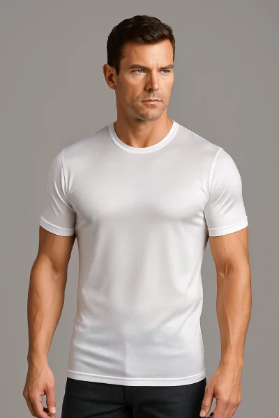T-shirt écossais pour homme – Coupe ample et toucher soyeux