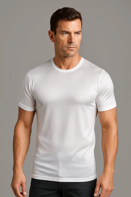 Schottisches Herren-T-Shirt – Locker sitzend, seidig weich