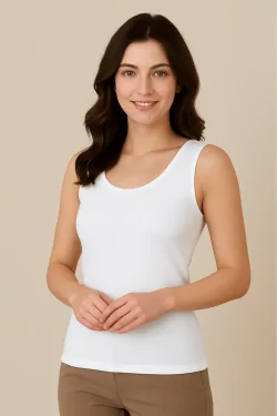 Canotta Donna Cotone Naturale – Non stringe, non irrita
