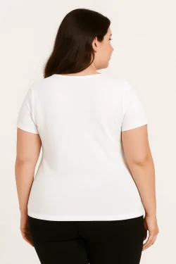 Maglia Donna Cotone Fino 5XL – Non stringe, traspira