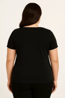 Camiseta de algodón para mujer hasta la talla 5XL – No aprieta, transpirable