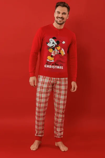 Pigiama uomo caldo natalizio Disney – 100% cotone