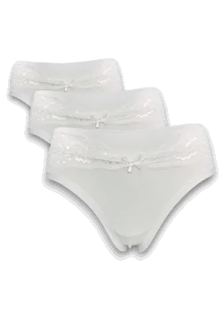 3 slip donna fascia alta comodi – con pizzo elegante