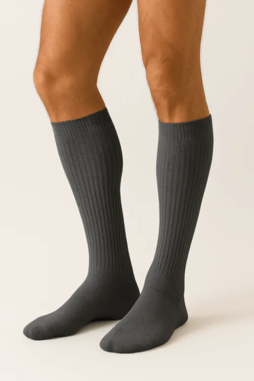 Calcetines largos y cómodos para hombre - Algodón cálido, 3 pares