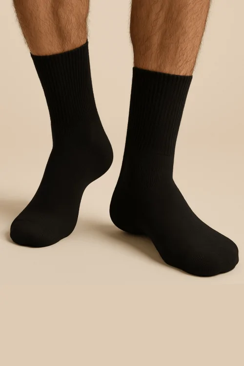 Chaussettes médicales courtes pour hommes – confort extensible