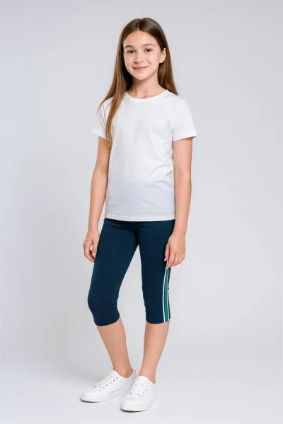 Leggings Bambina Comodi e Traspiranti – Fascia Sportiva