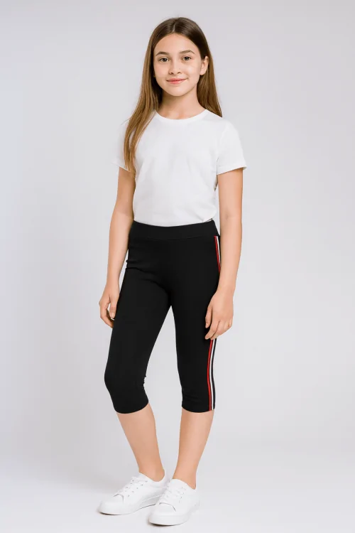 Leggings Bambina Comodi e Traspiranti – Fascia Sportiva
