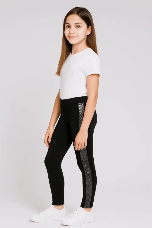 Leggings à paillettes pour filles – Confortables et scintillantes