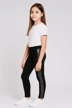Leggings à paillettes pour filles – Confortables et scintillantes