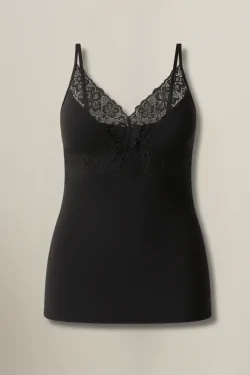 Top interior de encaje para mujer: cómodo, natural y no deja marcas.