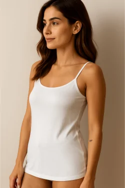 Damen-Tanktop aus Bambus – Frisch, hypoallergen, natürlich