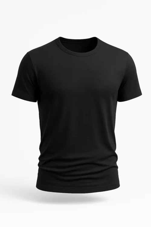 Camiseta de bambú para hombre fresca y transpirable.