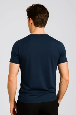 Camiseta de bambú para hombre fresca y transpirable.