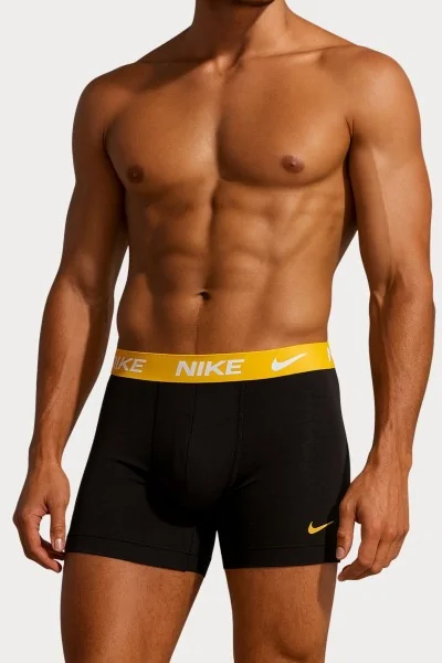 Nike Men's Dri-FIT Boxer Shorts with Colored Elastic – 3-Pack