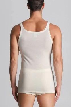Woll-Tanktop mit schmalen Schultern – warm, dünn und figurbetont
