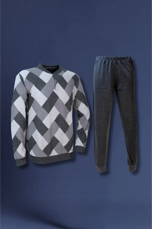 Pijama de invierno para hombre ENRICO COVERI en punto Milán