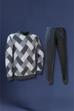 Pijama de invierno para hombre ENRICO COVERI en punto Milán