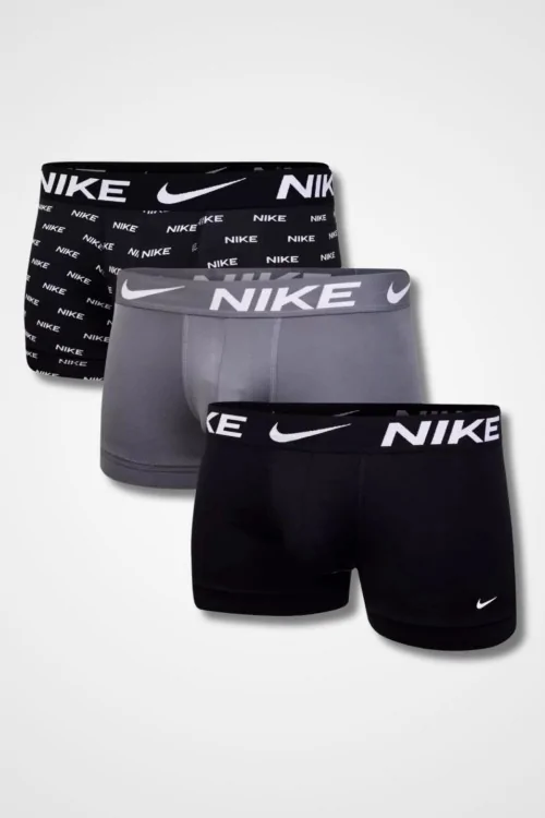 Calzoncillos bóxer Nike Dri-FIT para hombre: transpirables y cómodos (paquete de 3)