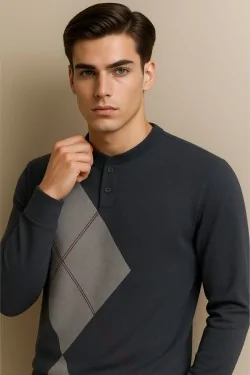 Warm men's pajamas with diamonds – Perfect fit