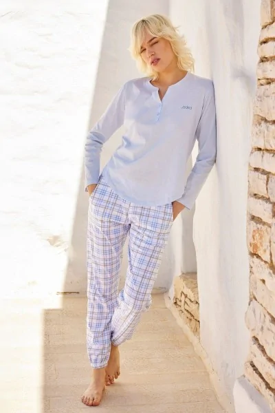 Pigiama donna cotone serafino che non stringe