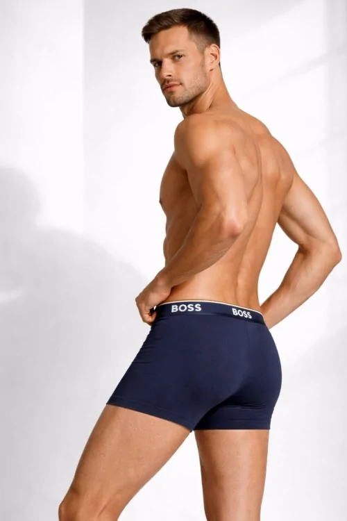 Boss Blue Men's Boxers – Comfortable, Breathable, Non-Tightening