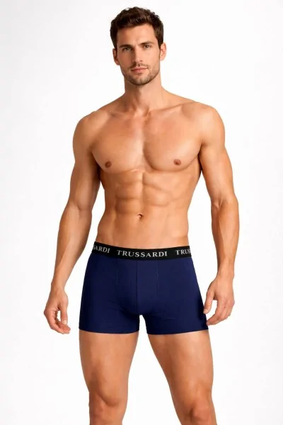 Ensemble de 2 boxers confortables et respirants pour homme Trussardi