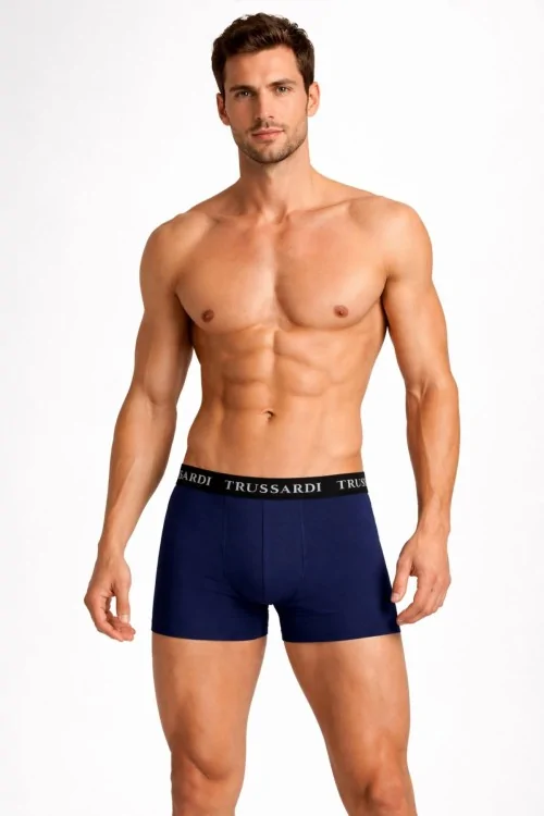 Ensemble de 2 boxers confortables et respirants pour homme Trussardi