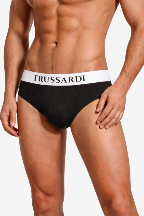Conjunto de 2 calzoncillos Trussardi para hombre, cómodos y transpirables