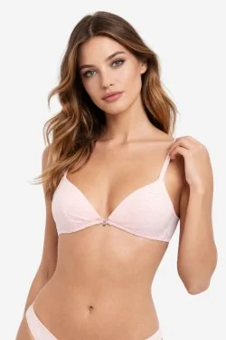 Soutien-gorge triangle sans armatures à bonnets légèrement rembourrés - LADYC