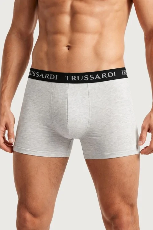 Comfortable, non-constricting men's boxers – 2-piece Trussardi