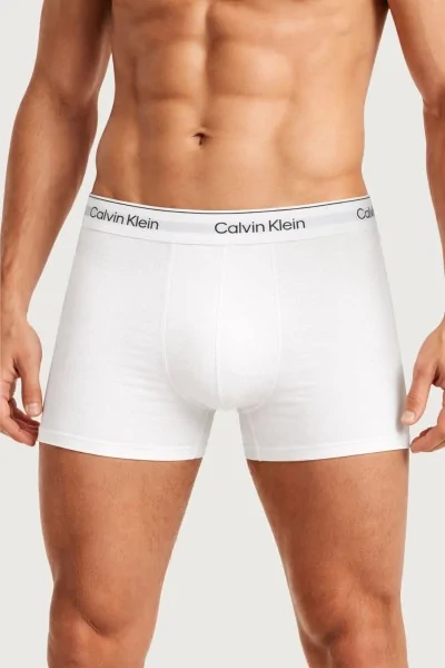 Calvin Klein Boxers blancs invisibles 3 pièces pour homme