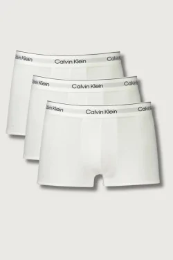 Calvin Klein Herren 3-teilige unsichtbare weiße Boxershorts