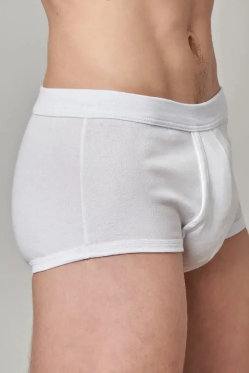 (3pcs) GICIPI classic pure cotton briefs with Georges opening - LADYC