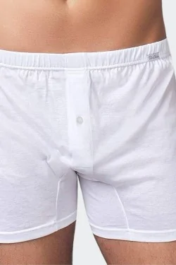 Men's lightweight Scottish yarn boxers – With button (3-pack)