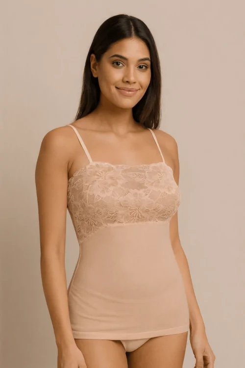 Women's Micromodal Lace Tank Top – Natural and Comfortable