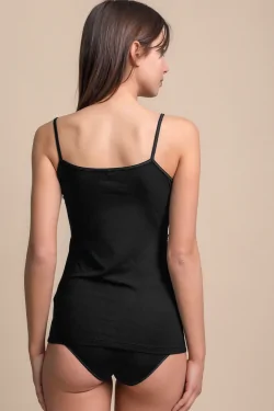 Canottiera pizzo cotone modal – elegante e comoda