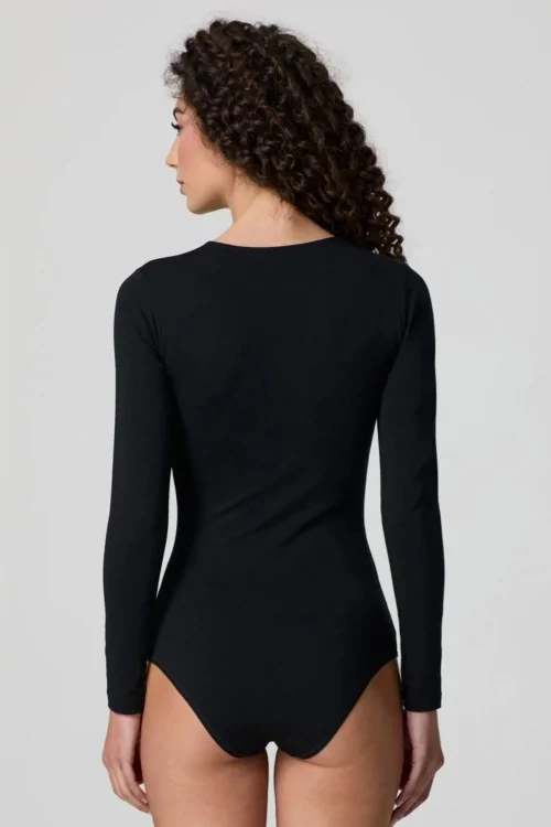 Body en coton avec dentelle, parfait comme sous-veste