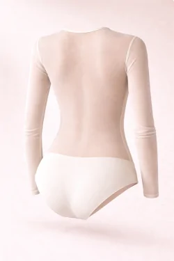 Elegante body de tul que no marca – LadyC