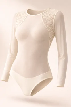 Elegante body de tul que no marca – LadyC