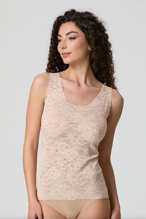 Débardeur en dentelle invisible sous les vêtements | LadyC